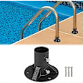 Miniatyrbillede 1 af 5: Poolstigeholder i rustfrit stål, flange monteringssæt til poolsikkerhedstilbehør P20250110344