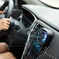 Pikkukuva 2 / 4: Tehokas ja hiljainen auton ilmastointiaukon tuuletin USB-valolla - Monitoiminen minijäähdytin auton sisätilojen jäähdytykseen