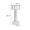 Miniatyrbilde 3 av 3: Bordlampe med USB-lading, Retro Metall Bordlampe, Dekorativ Liten Bordlampe, Nattelampe - 1 stk