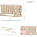 Miniatyrbillede 3 af 5: Glitter Clutch Tasker til Kvinder Aften Tasker Clutches Flap Kuvert Håndtasker Stor Bryllupsfest Prom Taske