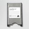 Miniatyrbilde 4 av 5: Onefavor Compact Flash til PCMCIA ATA Adapter CF til PC Kort Adapter PCMCIA ATA Adapter for CF 2 Kort (leveres med 512MB CF Minnekort)