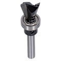 Miniatyrbilde 5 av 5: 2 stk/sett Dovetail Bit Joint Router med Lager Trebearbeiding Fræser 1/4 tommer Skaft