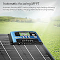 Miniatyrbillede 4 af 5: Solar Controllere Mppt 100a 80a 60a 50a 40a 30a Dobbelt Usb Lcd Display 12v 24v 30A