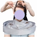 Miniatyrbild 2 av 5: 1 st Vikbar Hårklippningskappa Paraply Cape Vuxen Hårklippningskappa Cape Salong Frisör för Salong Hårstyling Tillbehör