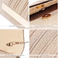 Miniatyrbillede 2 af 5: Glitter Clutch Tasker til Kvinder Aften Tasker Clutches Flap Kuvert Håndtasker Stor Bryllupsfest Prom Taske