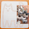 Miniatyrbild 1 av 4: Broderi Schablon Lapptäcken Handkonto Quilting Linjal Professionella DIY Syverktyg