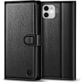 Miniatyrbild 1 av 5: Fodral för iPhone 11 med 4 kortfack, magnetiskt lås, stötsäkert skyddande fodral för iPhone 11 - Svart