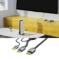 Pikkukuva 2 / 3: 8K30Hz HDMI2.1 - Displayport 1.4 -sovitinkaapeli - USB-virta, 1-3M