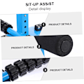 Miniatyrbild 5 av 5: Sit-up maskin sit-up hjälp sit-up golvstång sit-up bänk sit-up träningsstång sit-up hjälpmedel utrustning magträningsmaskin fitness metall portabel