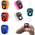 Miniatyrbillede 5 af 5: Finger Counter Elektronisk Digital LCD Display Tæller Manuel Tæller 6 Styk Tilfældige Farver Tæller