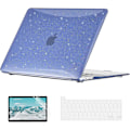 Pikkukuva 1 / 5: Yhteensopiva MacBook Air 13 tuuman kotelon kanssa 2021 2020 2019 2018 M1 A2337 A2179 A1932 Retina-näytöllä Touch ID -kotelo + TPU-näppäimistön suojus + näyttö