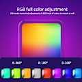 Pikkukuva 5 / 5: Kannettava RGB-täyttövalo, täysväri, 3000–9000 K, himmennettävä, 70 LED-helmeä, 7 W, kädessä pidettävä valokuvausvalo