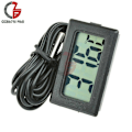 Miniatyrbillede 2 af 5: TPM-10 FY-10 LED Digitalt Termometer Temperatur Sensor Måler Detektor Tester 5V 12V til Bil Indendørs Baby Badekar Inkubator FY-10 Black 5M