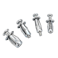 Miniatyrbilde 4 av 5: 15 stk. M4 M5 M6 M8 Petal Rivets Mutter Jack Nuts Bil Metallskrue For Hulvegg Jernhud Petal Mutter Ekspansjonslykt 15pcs M8