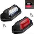 SMD 8 LED nummerskiltlys, 12V-24V tilhenger nummerskiltlys, vanntette pedallys, nummerskiltlys