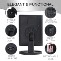 Miniatyrbilde 3 av 6: Berøringsskjermsminkespeil med 22 LED-lys WH 22 Lights Set D