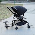 Miniatyrbilde 2 av 4: Universal 2-i-1 barnevognbrett med avtakbart sete Second Child Artefact Ride-On Stroller A