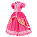 Miniatyrbillede 2 af 5: Halloween Prinsesse Peach Kjole til Børn 140cm