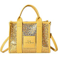 Miniatyrbillede 1 af 5: Tote Taske til Kvinder, Skinnende Læder Tote Taske Trendy Top Håndtag Crossbody Håndtasker til Arbejde Rejse
