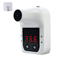 Miniatyrbillede 1 af 5: Berøringsfrit infrarødt pandetermometer til børn og voksne med LCD-display.