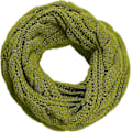 Miniatyrbilde 1 av 3: Damers Tykk Ribbestrikket Vinter Infinity Circle Loop Skjerf Premium Twist Greenery Olive Green