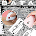 Pikkukuva 3 / 5: Identity Eft Protection Roller Stamp Anti-eft ja Privacy Security Package Purkaustyökalu . White