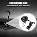 Miniatyrbillede 5 af 5: 2 I 1 Elektrisk Scooter Horn Forlygte Motorcykel Frontlys Lampe Til Kugoo M4