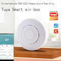 Miniatyrbilde 5 av 5: Smart WiFi Luftkvalitetsmåler Formaldehyd/VOC/Temperatur/Fuktighet/CO2 Deteksjon Smart APP Sanntids Alarm Push Sikkerhetsbeskyttelse