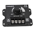 Pikkukuva 1 / 5: LED Himmennin Ohjain Yksikanavainen PWM Portaaton Himmennys 12V 24V 30A 5050 3528 Valonauhoille