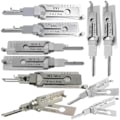 Miniatyrbillede 1 af 4: 2-i-1 Lishi Værktøj Til Sc1 Sc4 Kw1 Kw5 Am5 M1/ms2 Ss001 Nsn14 Cy24v.2 Fo38 Gm37 Gm39 SS002 round head
