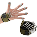 Miniatyrbillede 1 af 5: Gripforstærker Finger Extender Finger Træner Fingerøvelse Modstandsbånd Fitness Fingerstyrke Gripforstærker Håndtræning