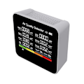 Pikkukuva 3 / 5: 9 in 1 Ilmanlaadunvalvontamittari Hiilidioksidi-ilmaisin TVOC HCHO PM2.5 PM1.0 PM10 Lämpötila Kosteus