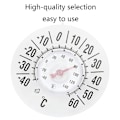 Miniatyrbild 2 av 5: Fönstertermometer Temperatur Inomhus/utomhus Urtavla Rund Sugpropp På Fönster