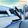 Miniatyrbillede 4 af 4: Magnetisk bilringholder, foldbar mobiltelefonholder
