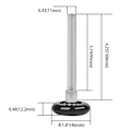 Miniatyrbillede 2 af 5: 12 stk. 2 tommer Garageport Rulle Nylon Garageport Hjul Til Udskiftning af Garage Skinne Med Forseglet 6-dwdz