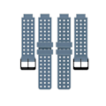 Miniatyrbild 2 av 4: Armband för Garmin Approach S20 Monokrom Klockband för Garmin Approach S20 Silikon Ersättningsarmband för Garmin gray