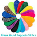 Miniatyrbild 3 av 5: 18st Animal Hand Puppet Making Kit DIY Art Craft Filt Socka