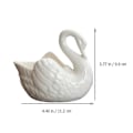 Miniatyrbillede 2 af 3: Keramisk Svan Ornament Bryllupsgave Håndgave