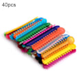 Miniatyrbild 1 av 5: 40 st 1 förpackning Dental Elastomeric Ligaturer Ortodonti Elastiska Gummiband - YUHAO