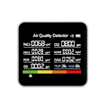 Miniatyrbild 2 av 5: 9-i-1 Luftkvalitetsmätare Koldioxid Detektor TVOC HCHO PM2.5 PM1.0 PM10 Temperatur Luftfuktighet