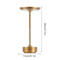 Miniatyrbillede 1 af 2: Sherum Ecolume Lampe Yifare Ecolume Øjenbeskyttelse LED Ecolume Lampe Bordlampe Genopladelig Tre-Farve Justering Gold