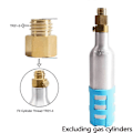 Miniatyrbillede 4 af 5: CO2 Gas Konverter Adapter til Tr21-4 Hun til Tr21-3 Han Gevind Quooker Cube Tank Udgang Copp