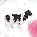 Miniatyrbilde 3 av 3: Elektrisk Melkeku Leke Realistisk Simulering Ku Figur Modell Leke For Barn
