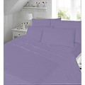 Miniatyrbilde 3 av 3: 4-delt flanellsengetøysett (laken, overflate, putevar par) Flanell Single Lilac