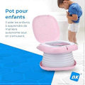 Miniatyrbillede 2 af 5: Bærbart foldetoilet til babyer og børn, børnedesign, hygiejnisk, overgang badeværelse ble, læring, sjov, sikker, nem at bruge