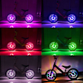 Miniatyrbilde 3 av 5: 22 Led Flash Eikelys Intelligent Induksjon Sykkelhjul Lys USB Oppladbart Balanse Bil Trommelys Dekk Ventil Lampe Clear