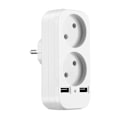 Pikkukuva 1 / 4: EU-standardin seinäpistorasia Mini Camera -seinävirtalähde, matka-adapteri