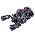 Miniatyrbillede 2 af 5: Fiskespiral til agnfiskeri: Spole i metal, lavprofildesign (højrehånds)