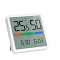 Miniatyrbillede 1 af 4: Indendørs Termometer Hygrometer, Digitalt Bordtermometer med Temperatur- og Fugtighedsovervågning, Måler Præcist Rumfugtighed