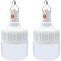 Miniatyrbillede 1 af 5: Hængende Arbejdslampe, Bærbar Campinglampe LED Genopladelig Campinglampe, 3 Dæmpbare Tilstande, Udendørs Lampe til Telt, Grill, Have, Nødsituation